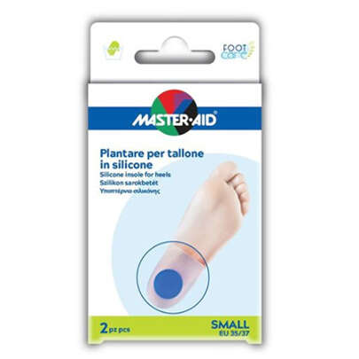 Master aid - Talloniera in due tipologie di silicone master-aid footcare small 2 pezzi f2