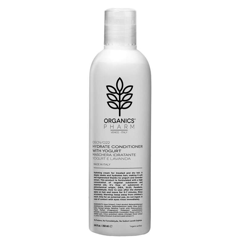 Hydrate conditioner with yogurt - Organics pharma  and lavender 250 ml