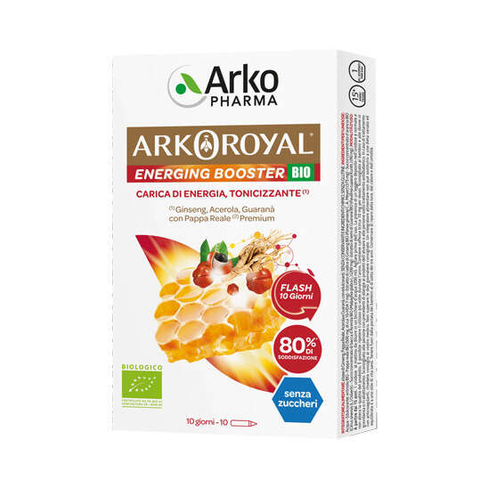 Arkofarm - Arkoroyal energing booster bio 10 flaconcini da 15 ml
