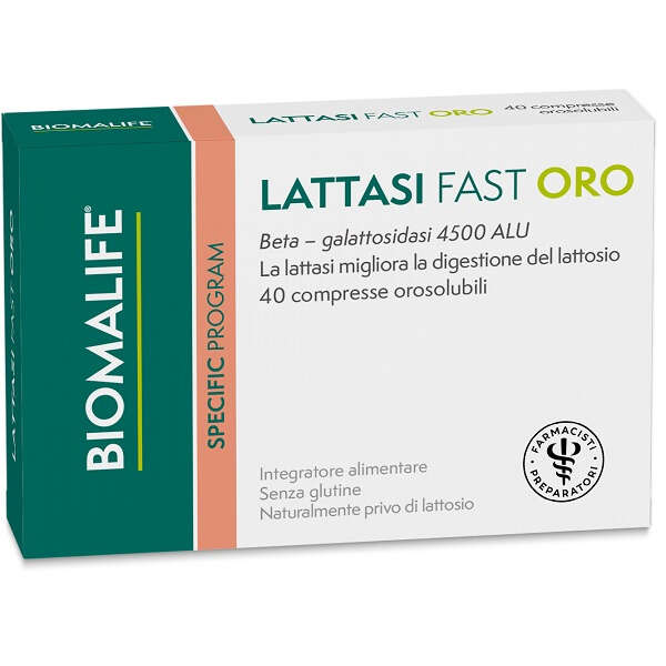Unifarco - Lattasi fast oro 40 compresse