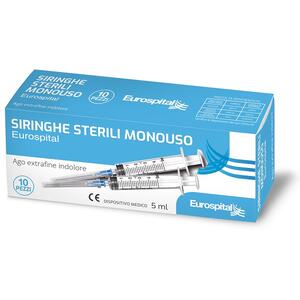 Eurospital - Siringa sterile monouso  5 ml 10 pezzi