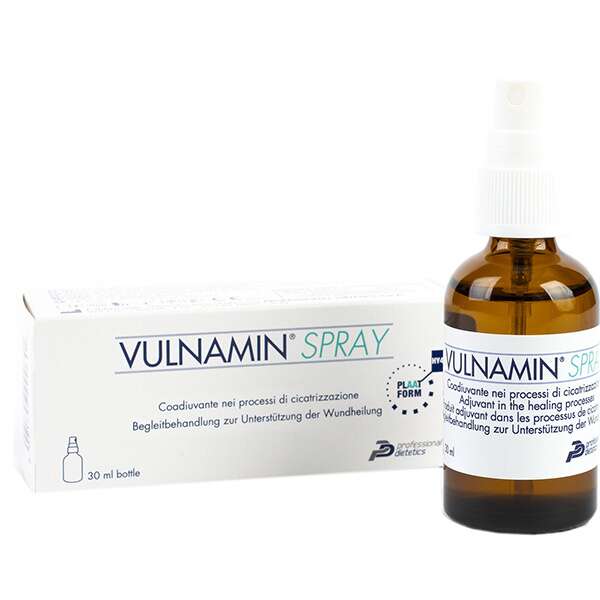 Vulnamin - Spray 30ml flacone in vetro con erogatore a tasto
