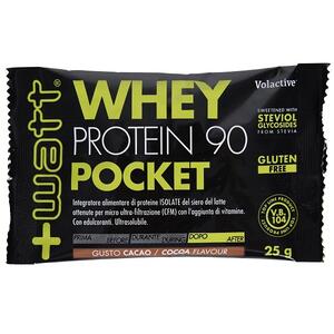+ WATT SRL - WHEY PROTEIN 90 POCKET CACAO 25 G