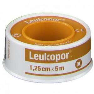 Leukopor - CEROTTO IPOALLERGENICO IN TESSUTO NON TESSUTO BIANCO 1,25X500 CM