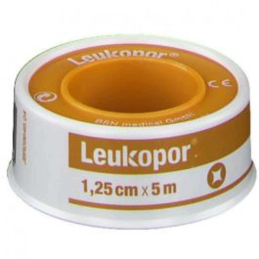 Leukopor - CEROTTO IPOALLERGENICO IN TESSUTO NON TESSUTO BIANCO 1,25X500 CM