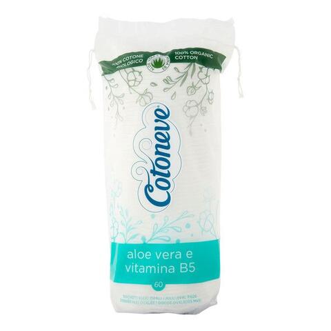 Sisma S.p.A. - COTONEVE 60 MAXI DISCHETTI LEVATRUCCO OVALI MM 70X90 CON ALOE VERA