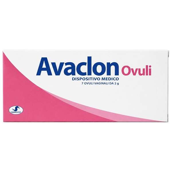 Avaclon ovuli - Vaginali 7 pezzi da 2 g