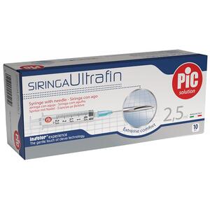 Pic - Siringa ultrafin 2,5 ml gauge 23 1/4 10 pezzi