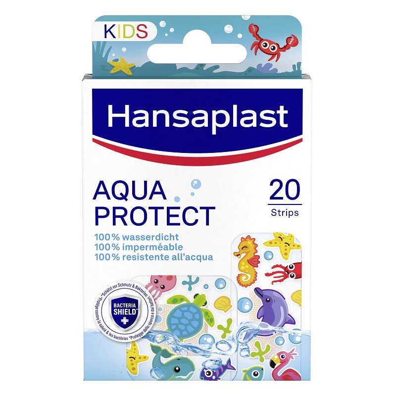 Hansaplast - Cerotto  aqua protect kids 20 pezzi