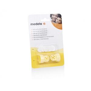 Medela - Valvole e membrane blister 2 valvole 6 membrane