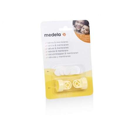Medela - Valvole e membrane blister 2 valvole 6 membrane