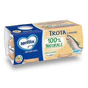 Mellin - Omogeneizzato di trota e verdure 4 x 80 g