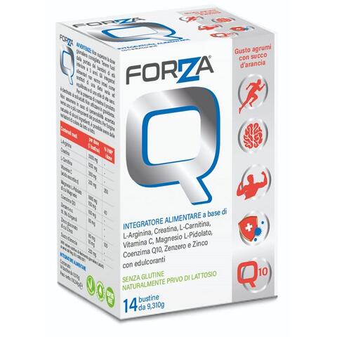 Forza q - 14 bustine con edulcoranti senza glutine naturalmente privo di lattosio