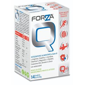Forza q - 14 bustine con edulcoranti senza glutine naturalmente privo di lattosio