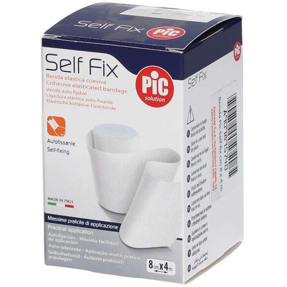 Pic - BENDA ELASTICA PIC SELFFIX SENZA LATTICE M 4X8 CM