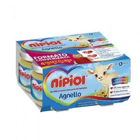 Nipiol - OMOGENEIZZATO AGNELLO 4 X 80 G