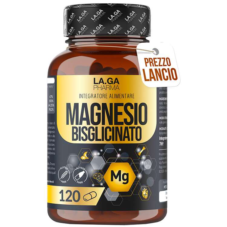 La.ga pharma - Laga pharma magnesio bisglicinato 120 capsule