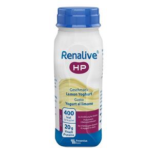 Renalive hp - Gusto yogurt al limone 4 flaconi da 200 ml senza glutine