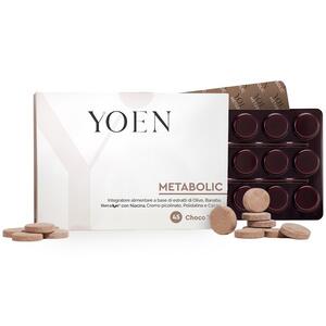 Yoen metabolic - 45 compresse masticabili con edulcoranti senza glutine e lattosio