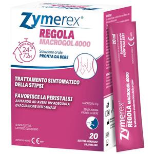 Zymerex - Regola macrogol 4000 20 bustine da 20 ml