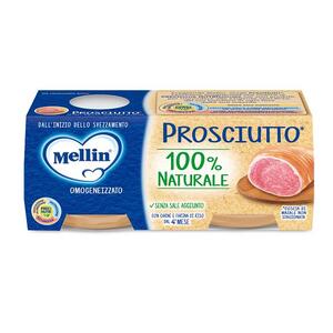 Mellin - Omogeneizzato prosciutto 2 pezzi x 80 g