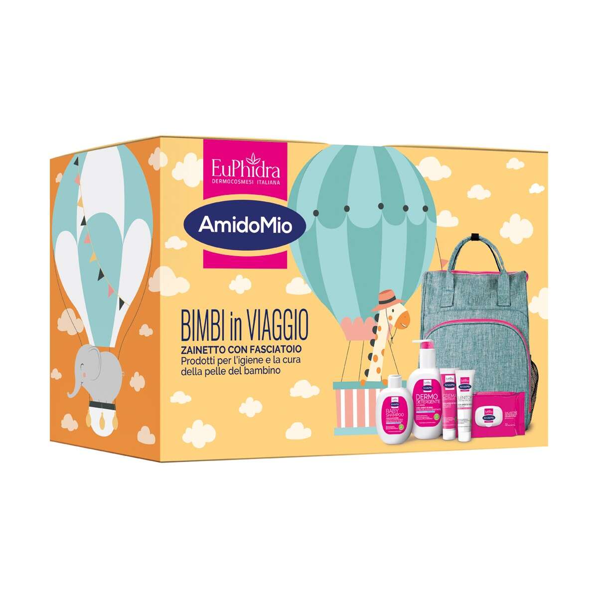 Zeta farmaceutici - EUPHIDRA AMIDO MIO COF Bimbi in viaggio