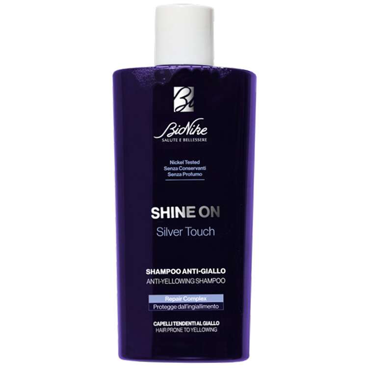 Silver touch - Bionike shine on shampoo  anti-giallo 200 ml