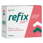 Refix collagene marino - 20 bustine da 6,5 g con edulcorante senza glutine e lattosio