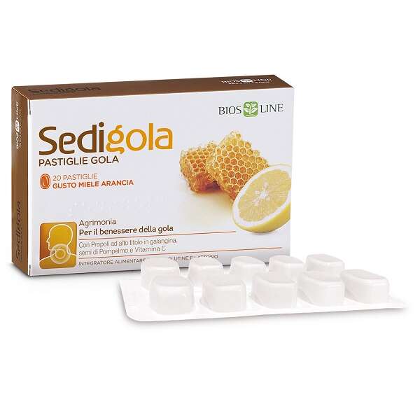 Sedigola - Apix miele arancia 20 pastiglie