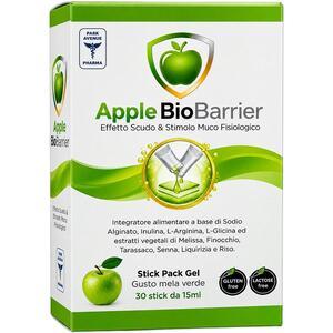 Apple bio barrier - Apple biobarrier 30 stick pack da 15 ml mela verde con edulcorante senza glutine naturalmente privo di lattosio