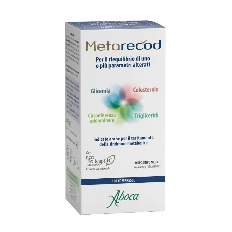 Aboca - Metarecod 138 compresse da 775 mg senza glutine senza lattosio
