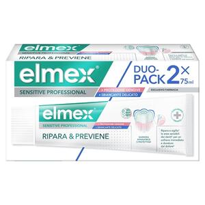 Elmex - Sensitive professional ripara & previene whitening 2 pezzi da 75 ml