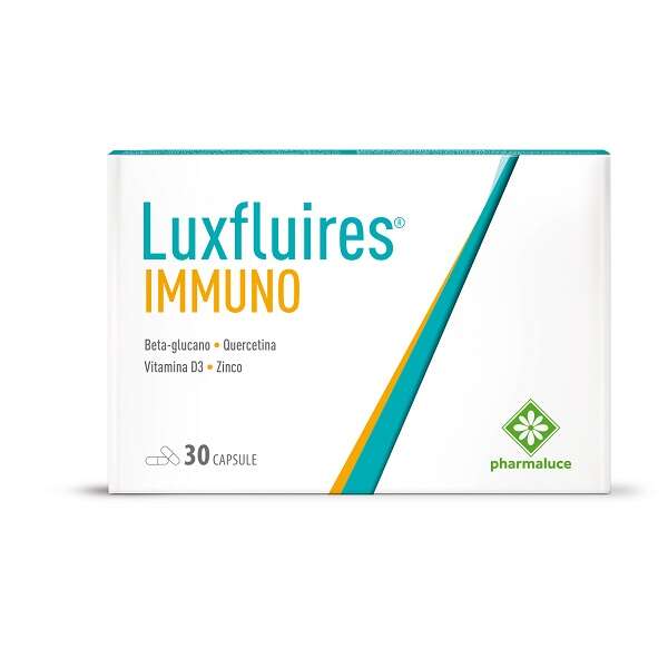 Luxfluires immuno - 30 capsule da 736mg senza glutine naturalmente privo di lattosio