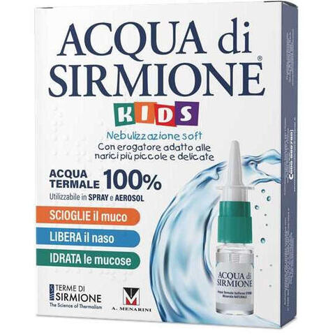 Acqua di sirmione - Kids nebulizzazione soft acqua termale 100% 6 flaconcini pluridose da 15 ml