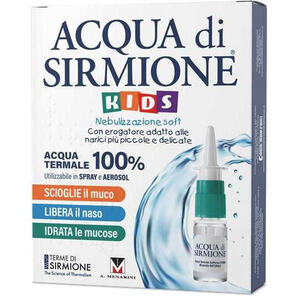 Acqua di sirmione - Kids nebulizzazione soft acqua termale 100% 6 flaconcini pluridose da 15 ml