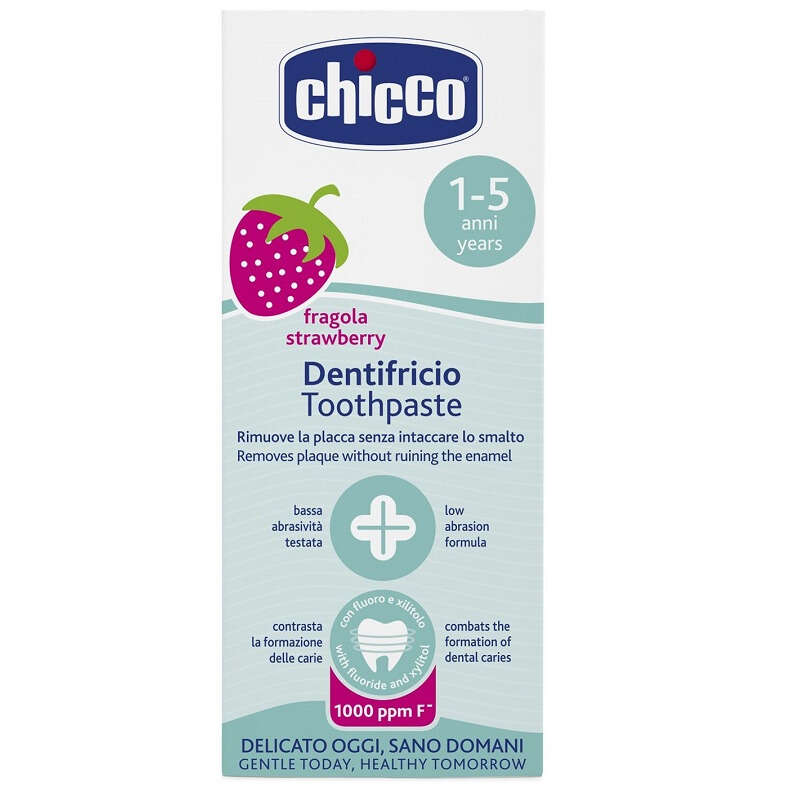 Chicco - Dentifricio fragola 50 ml 12m+ con fluoro