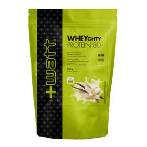 + watt - Wheyghty protein 80 vaniglia doypack 750 g