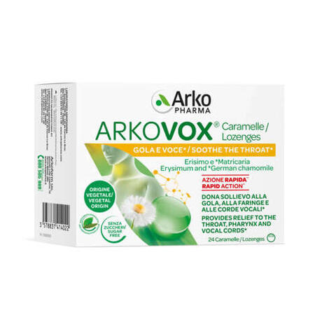 Arkofarm - Arkovox menta/eucalipto 24 caramelle