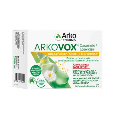 Arkofarm - Arkovox menta/eucalipto 24 caramelle