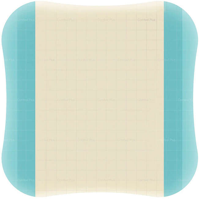 Comfeel - Medicazione speciale attiva con idrocolloide con bordi smussati  plus 10x10 cm 10 pezzi