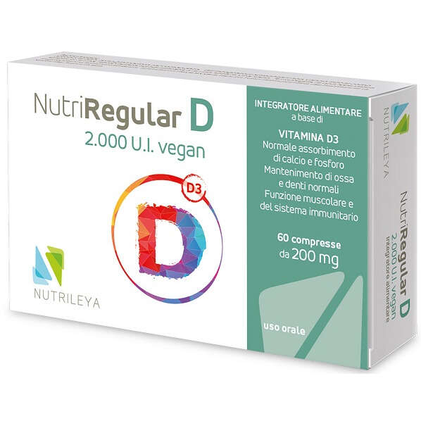 Nutrileya - Nutriregular d 2000ui 60 compresse