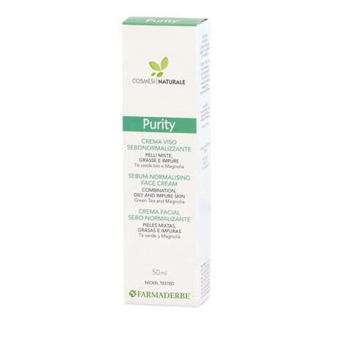 Farmaderbe - Purity crema viso sebonormalizzante 50 ml