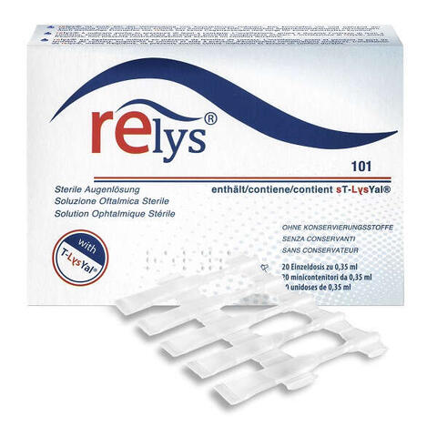 Relys monodose - Soluzione oftalmica 20 minicontenitori da 0,35 ml senza conservanti