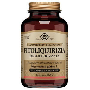 Solgar - Fitoliquirizia deglicirizzata 60 capsule vegetali