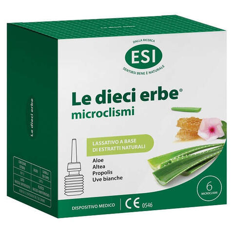 Esi - Le dieci erbe microclismi 6 pezzi