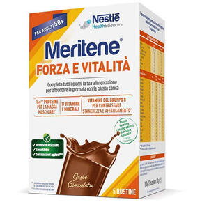 Meritene - Forza e vitalita' cioccolato 5 bustine da 30 g
