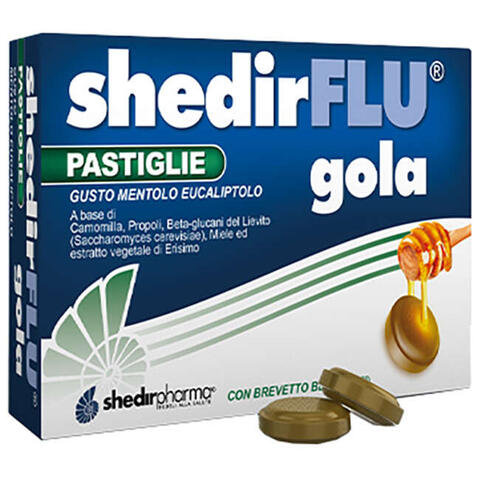 Shedir - Flu gola mentolo/eucalipto 36 pastiglie