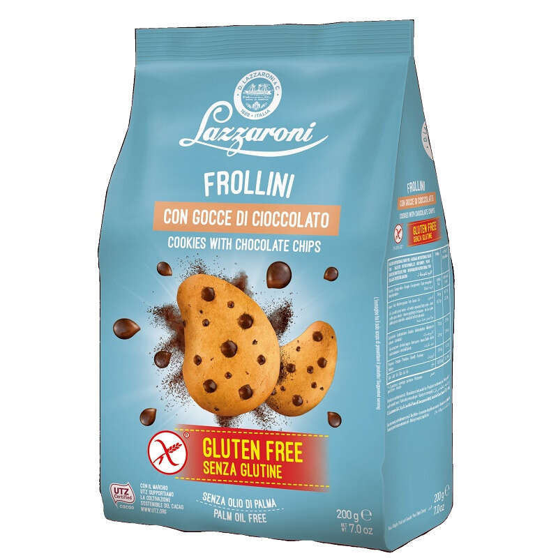 Lazzaroni frollini alla panna - Frollini gocce cioccolato 200 g
