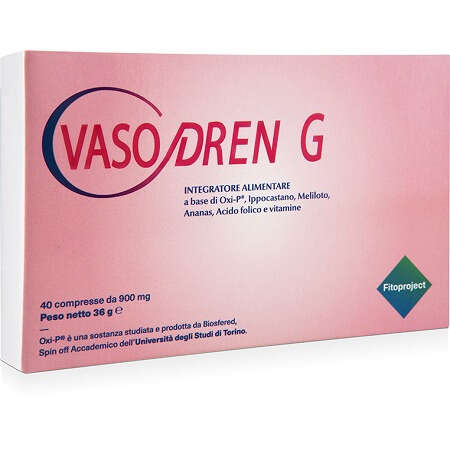 Fitoproject - Vasodren g 40 compresse da 900 mg