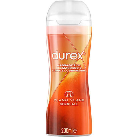 Durex - Massage 2 in 1 gel massaggio corpo e lubrificante ylang ylang 200 ml